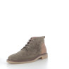 Baskets hautes en cuir vert
